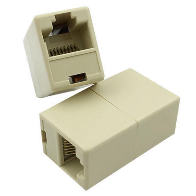 あなたにおすすめの商品 LANケーブルコネクタ 2個セット CAT6A アダプタ 中継 延長 RJ45 PCケーブル・コネクタ