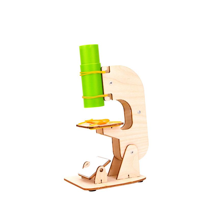 ミキモトスペシャルキット4点.2点セットを2セット＠8025 工作キット ミニ顕微鏡モデル DIYキット 組み立て簡単 親子で触れ合い