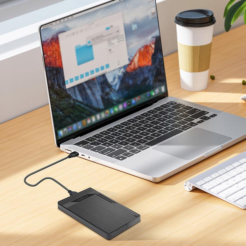 外付けハードディスクケース 2.5インチ HDD/SSD対応 USB3.0 高速転送 電源不要 薄型 軽量 ポータブル ケース 最大6TB対応 Windows Mac テレビ録画対応 簡単装着 |  | 09