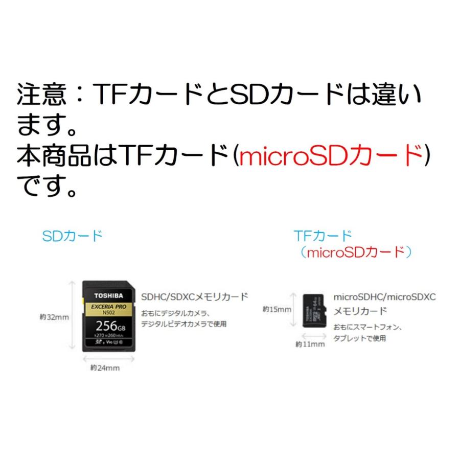 microSDカード 128GB マイクロSDXC C10 TFカード SDカード 安い 高速伝送 マイクロSDカード ドライブレコーダー 音楽 防犯カメラ 録画用 高品質｜tsmobile｜02