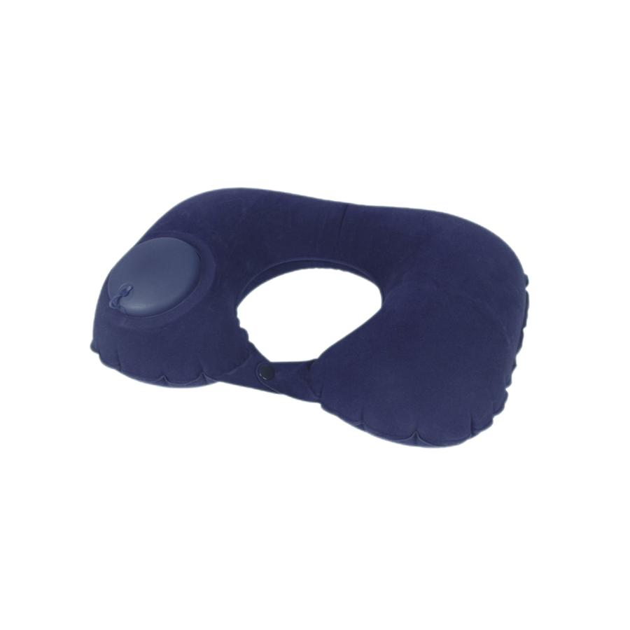ネックピロー トラベルピロー 折り畳める プレスで空気入れ 飛行機 車