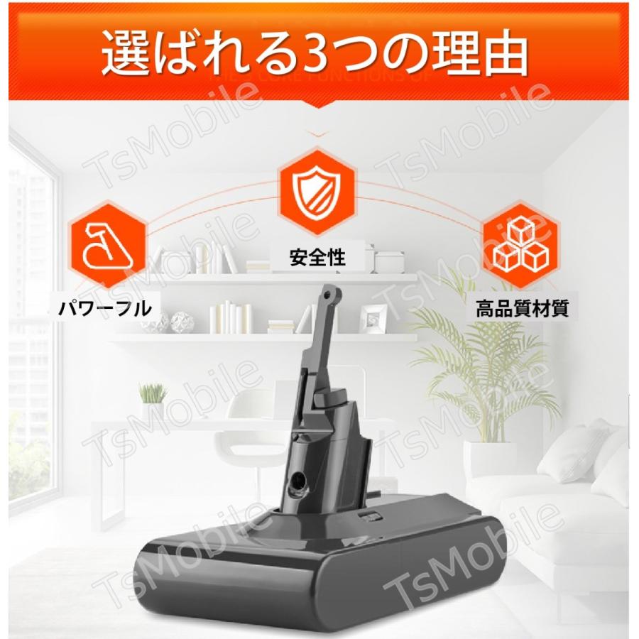 ダイソン掃除機用バッテリー 4000mAh 互換 dyson V7 V8 SV10対応 ダイソン掃除機用バッテリー 4000mAh 互換 dyson V7 V8 SV10対応