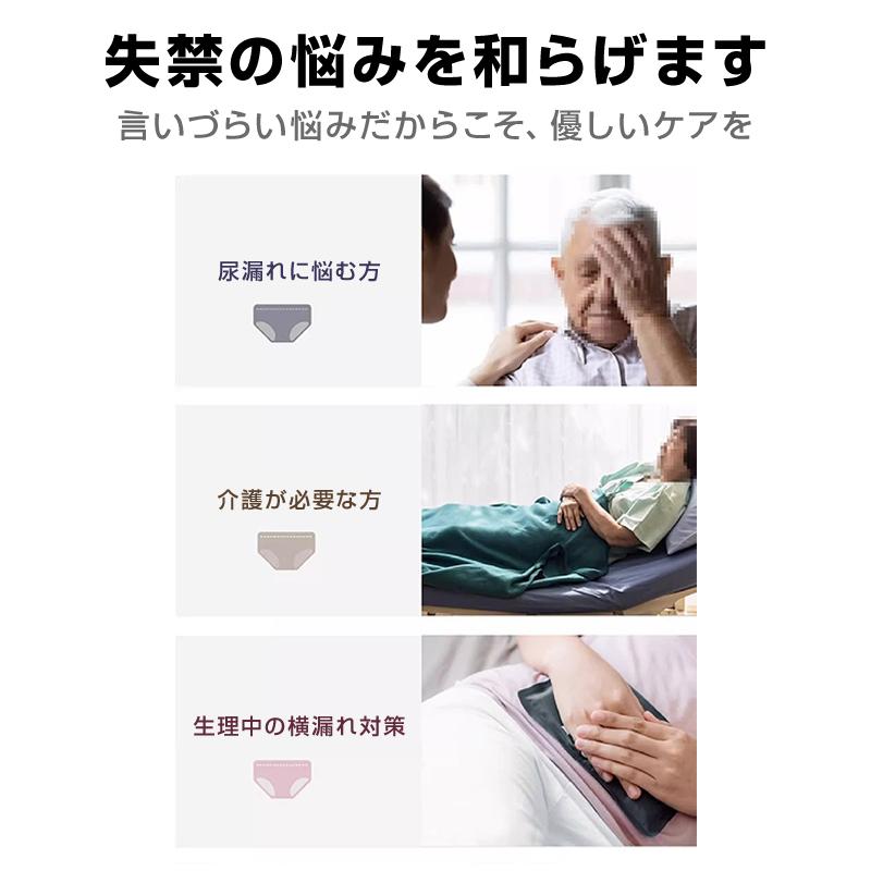 吸水ショーツ 3枚 尿漏れケアパンツ 失禁パンツ 女性 婦人用 綿100% 大