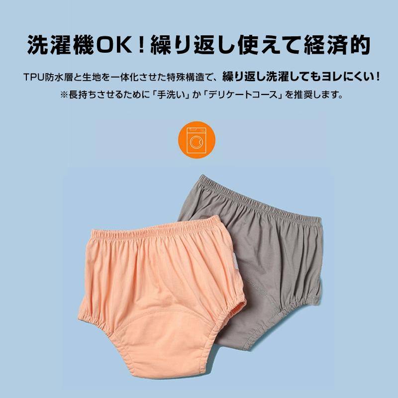 吸水ショーツ 3枚 尿漏れケアパンツ 失禁パンツ 女性 婦人用 綿100% 大