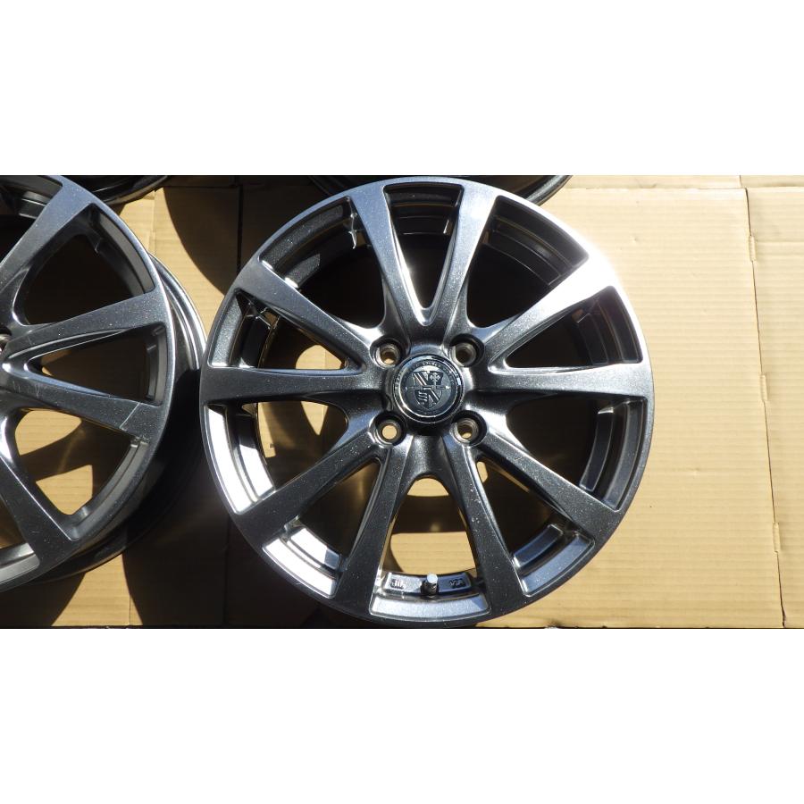 軽自動車サイズ TRGバーン 15x4.5J 4H-100 ET45 4本 080416の画像
