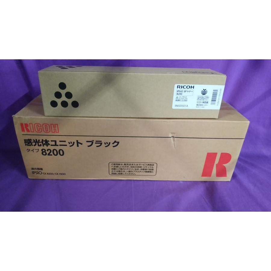 埼玉発】☆純正未使用品☆【 RICOH 】SPトナー&ドラム8200 (8-1703