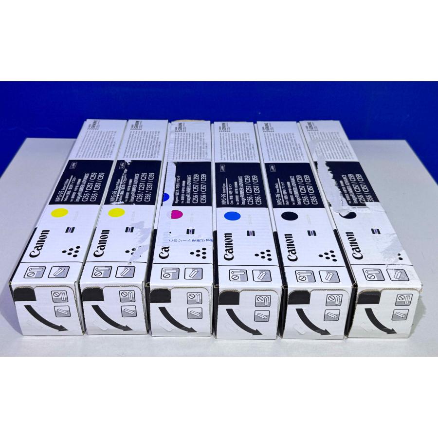 【越谷発】【CANON】NPG-76 トナーカートリッジ（K×2 C×1 M×1 Y×2）☆純正未使用品☆  (37005) | キヤノン | 02