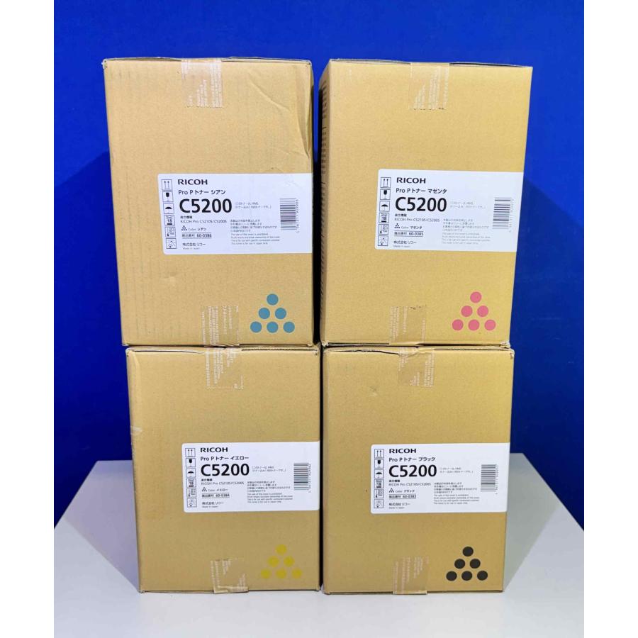 【越谷発】【RICOH】Pro Pトナー C5200 ★ 4色セット 純正未使用品 （37007） |  | 02