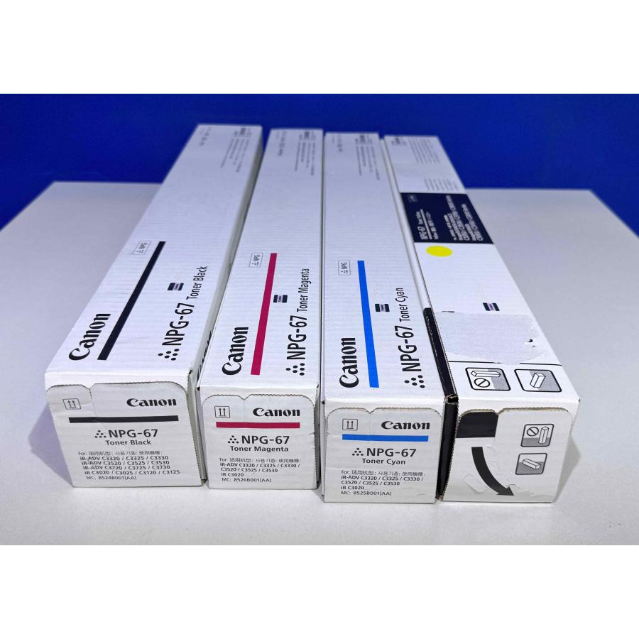 【越谷発】【CANON】NPG-67 ４色セット　☆純正未使用品☆(37016) | キヤノン | 01