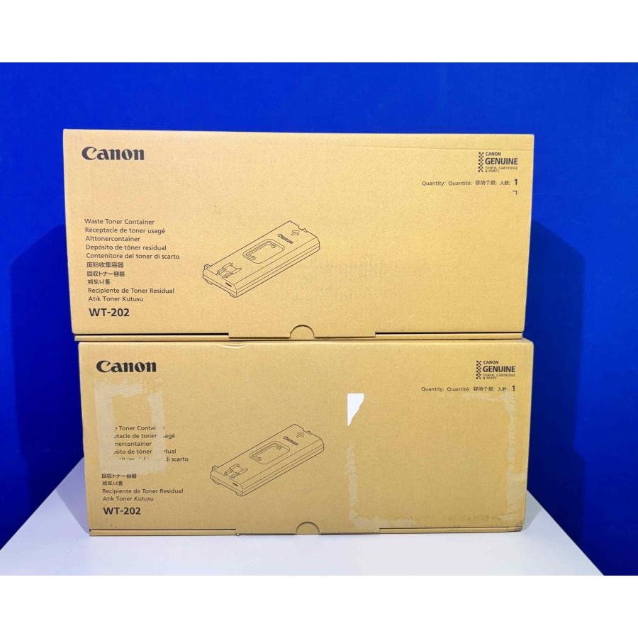 【越谷発】【CANON】純正未使用品  WT-202  廃トナー回収容器  ★ ５本セット ★ 一部落書きあり（37474） | キヤノン | 04