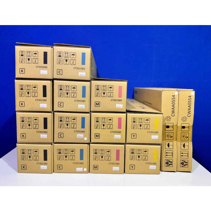【越谷発】【FUJIFILM】 CT201582〜201585（K×4 C×4 M×3 Y×2）回収ボトル(CWAA0554)２本セット☆純正未使用品☆（37487） | 