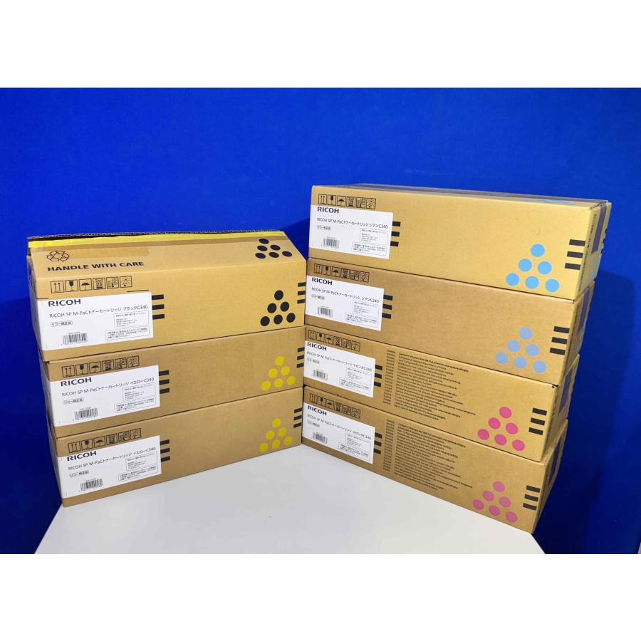 【越谷発】【RICOH】純正未使用品 SP M-Pacトナーカートリッジ C340 ☆合計7本セット※箱開き落書きあり（37490） | リコー | 01