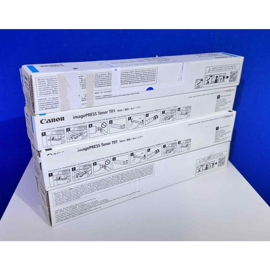 【越谷発】【CANON】 imagePRESS Toner T01 （K×2 C×2 M×3 Y×3）☆４色セット☆　(37492) | キヤノン | 03