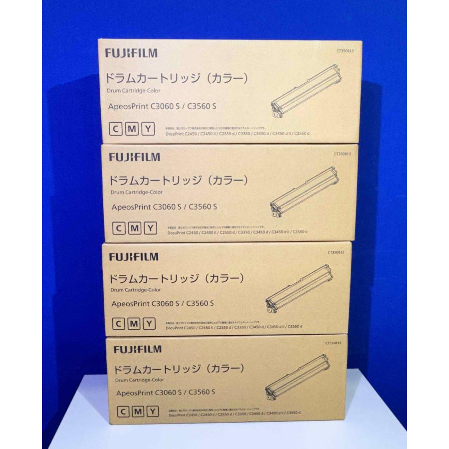 【越谷発】【FUJIFILM】CT350813（カラー） ドラムカートリッジ★合計4本セット★DocuPrint C2450 / C3350 / C3450 d（37499） |  | 02