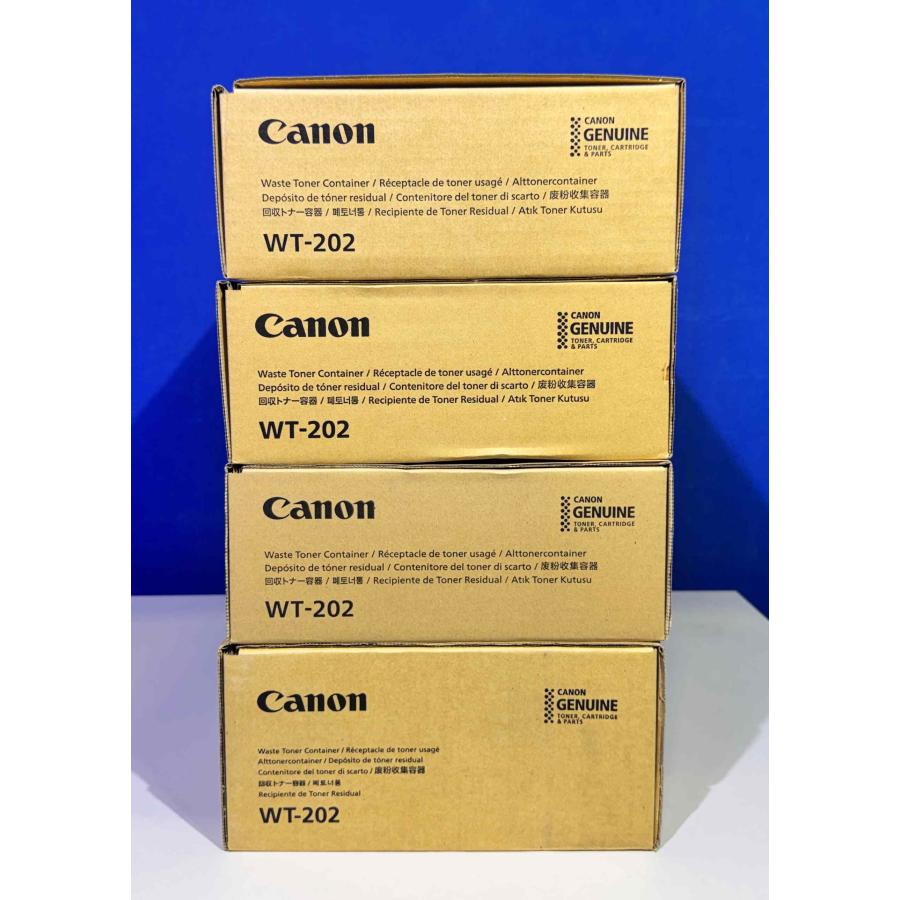 【越谷発】【CANON】純正未使用品  WT-202  廃トナー回収容器  ★ ４本セット ★ （37502） | キヤノン