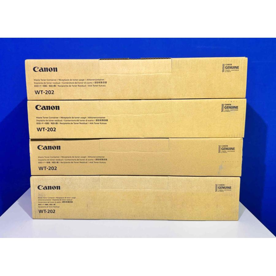 【越谷発】【CANON】純正未使用品  WT-202  廃トナー回収容器  ★ ４本セット ★ （37502） | キヤノン | 03