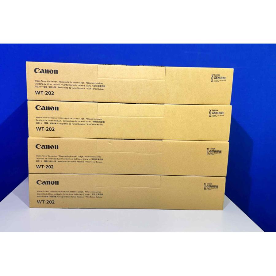 【越谷発】【CANON】純正未使用品  WT-202  廃トナー回収容器  ★ ４本セット ★ （37503） | キヤノン | 03
