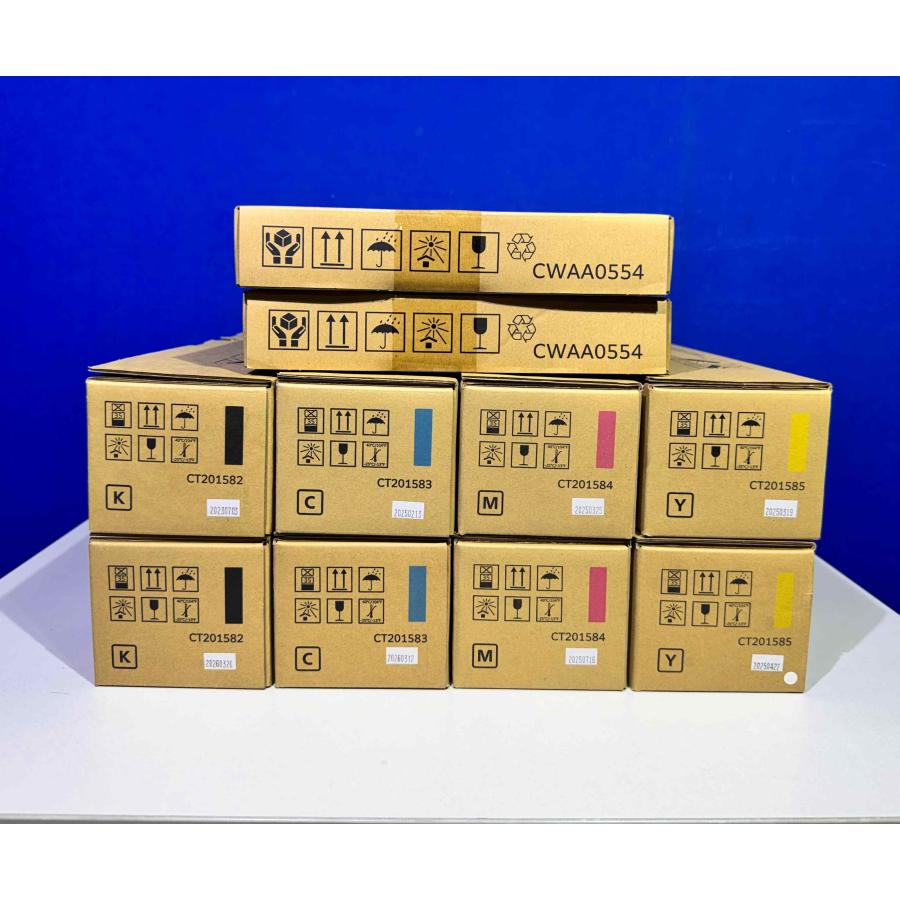 【越谷発】【FUJIFILM】 CT201582〜201585（K×2 C×2 M×2 Y×2）回収ボトル(CWAA0554)２本セット☆純正未使用品☆（37508） | 