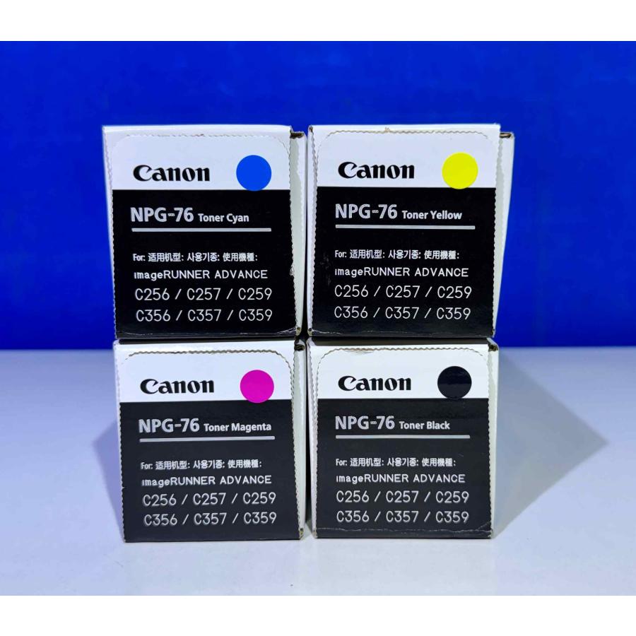 【越谷発】【CANON】☆トナーカートリッジ  NPG-76 ☆　４色セット  (37529) | キヤノン