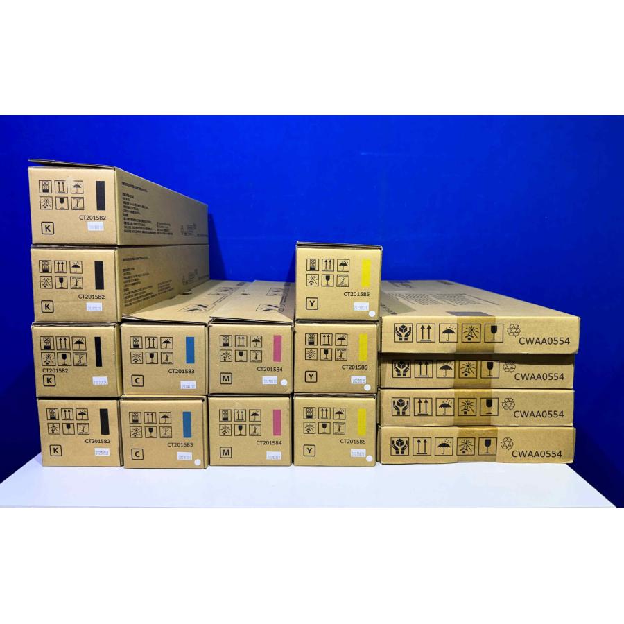 【越谷発】【FUJIFILM】 CT201582〜201585（K×4 C×2 M×2 Y×3）回収ボトル(CWAA0554)４本セット☆純正未使用品☆（37537） | 