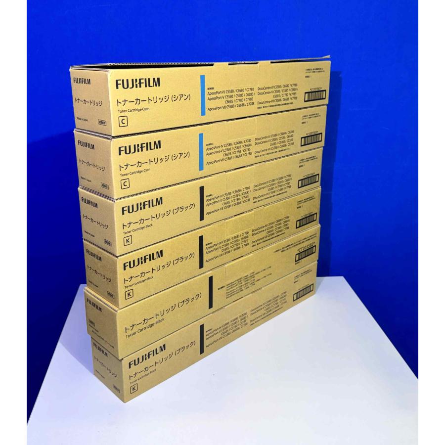 【越谷発】【FUJIFILM】 CT201582〜201585（K×4 C×2 M×2 Y×3）回収ボトル(CWAA0554)４本セット☆純正未使用品☆（37537） |  | 03