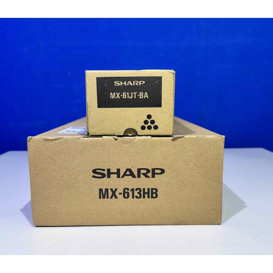【越谷発】【SHARP】 MX-61JT BA×1本 / 回収BOX(MX-613HB)セット　☆ 純正未使用トナー☆ (37543） | SHARP
