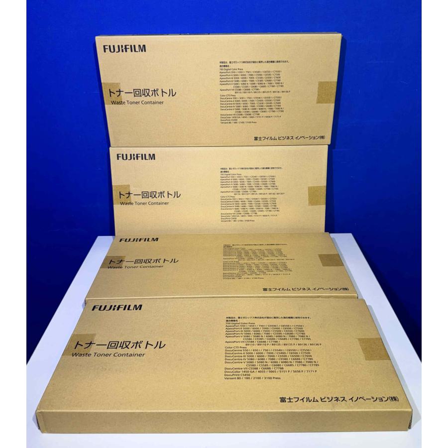 【越谷発】【FUJIFILM】 CT201582〜201585（K×3 C×3 M×2 Y×2）回収ボトル(CWAA0554)４本セット☆純正未使用品☆（37549） |  | 07