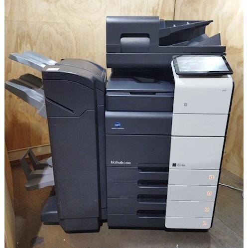【大阪発】【KONICA MINOLTA】A3カラー複合機☆ bizhub C450i フィニッシャー付☆ 極小カウンター 7,485枚 ☆動作確認済☆(7652) | コニカミノルタ | 01