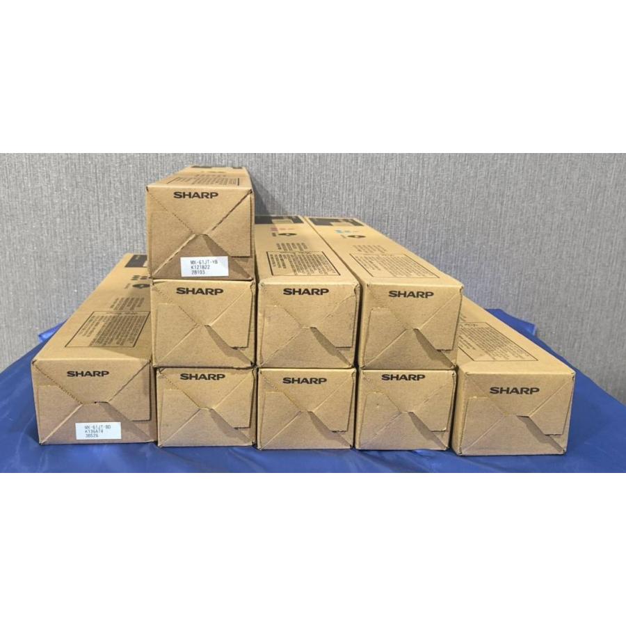 【大阪発】【SHARP】純正未使用トナー ☆MX-61JT☆  (BB×1・CB×2・MB×2・YB×3・BD×1) (8575） | SHARP | 01