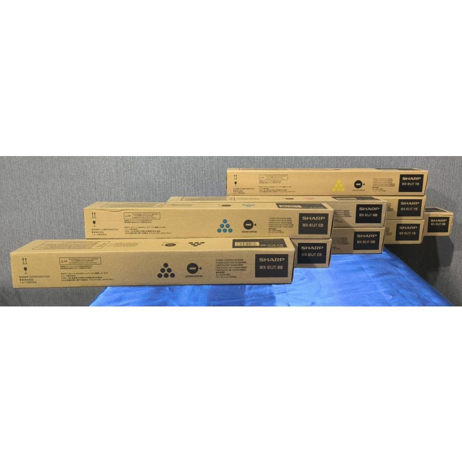 【大阪発】【SHARP】純正未使用トナー ☆MX-61JT☆  (BB×1・CB×2・MB×2・YB×3・BD×1) (8575） | SHARP | 03