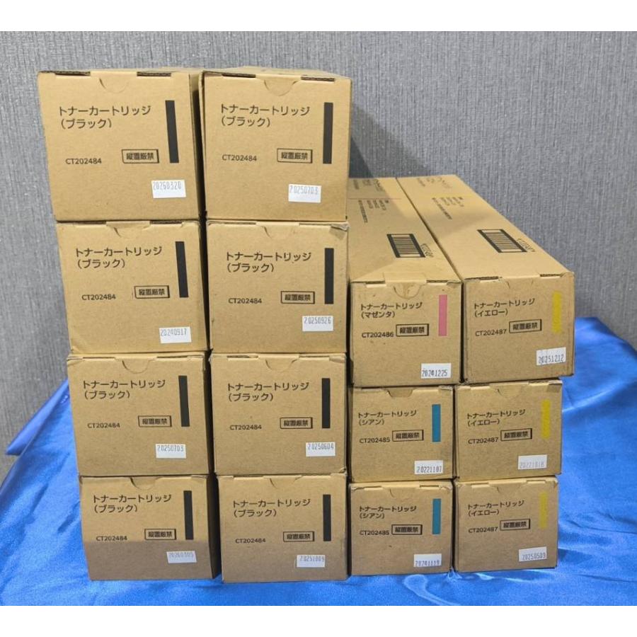 値下げしました！【大阪発】【 FUJIFILM 】純正未使用品トナー ★ CT202484-487 (K×8・C×2・M×1・Y×3) （8583） | FUJIFILM