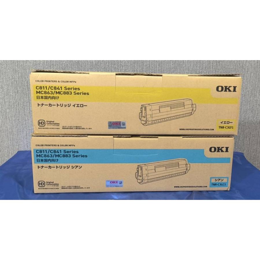 【大阪発】【OKI】純正未使用品★ TNR-C3LC1 ×1 / TNR-C3LY1 ×1 ★（8585） | 沖データ