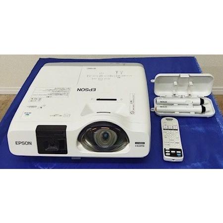 【大阪発】【EPSON】 プロジェクター EB-536WT ランプ使用時間：高698h、低133h★動作確認済★リモコン・タッチペン付★レンズカバー欠品　(9328） | エプソン