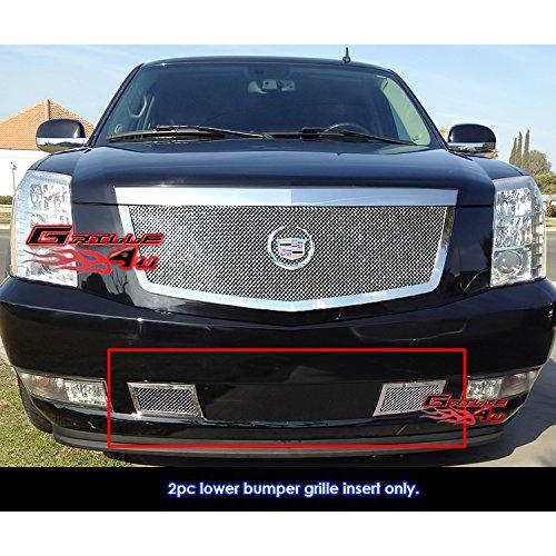 Off Roader 2007-2014 キャデラック エスカレード バンパー ステンレススチール メッシュ グリル グリル インサート