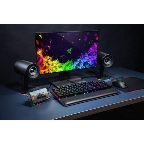 ブランド品専門 Razer Nommo Chroma：カスタム編み込み3インチグラスファイバードライバー - 背面バスポート - 自動ゲインコントロール付きバスノブ Chroma対応 - フルレ