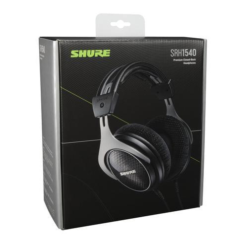 優れた品質 Shure SRH1540 プレミアム・クローズドバック・ヘッドホン 40mmネオジム・ドライバー搭載 クリアな高音と伸びのある低音 プロフェッショナル・オーディオ