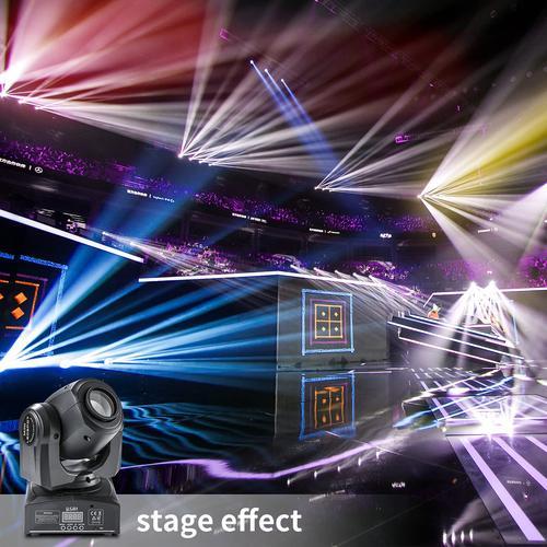 新作商品も続々入荷中 LED 移動ヘッド ライト 30 w DJ ライト ステージ照明 8 GOBO 15 色 DMX とサウンド アクティブ制御スポット ライト ディスコ パーティー結婚式教会ライブ