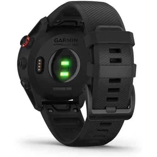 お得なセット割 Garmin Approach S62 GPS Golf Watch Black Bezel/Black Band + Charging Base + USB Wall Cube + USB Car Adapter + 6TH AVE Cleaning Kit w/Virtual Ca