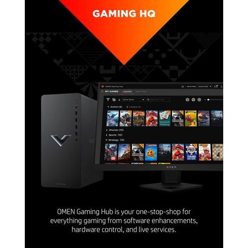 HP Victus 15L ゲーミングデスクトップコンピュータ バンドルPC AMD Ryzen 3 プロセッサ 8 GB SDRAM 256 GB SSD Windows 11 Home