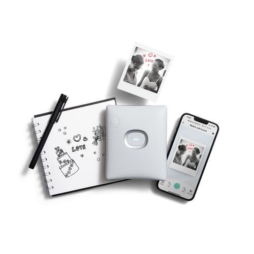 格安人気 Fujifilm Instax Square Link Smartphone Printer- Ash White