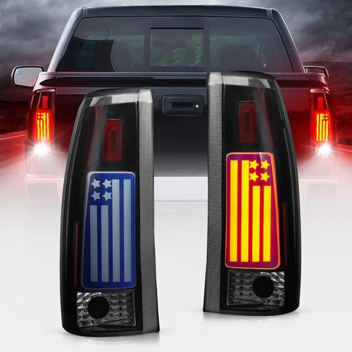 1988-1999シボレーGMCフルサイズC/K 1500 2500 3500シルバラードシエラサバーバンユーコンLEDテールライトアセンブリ-右側と左側