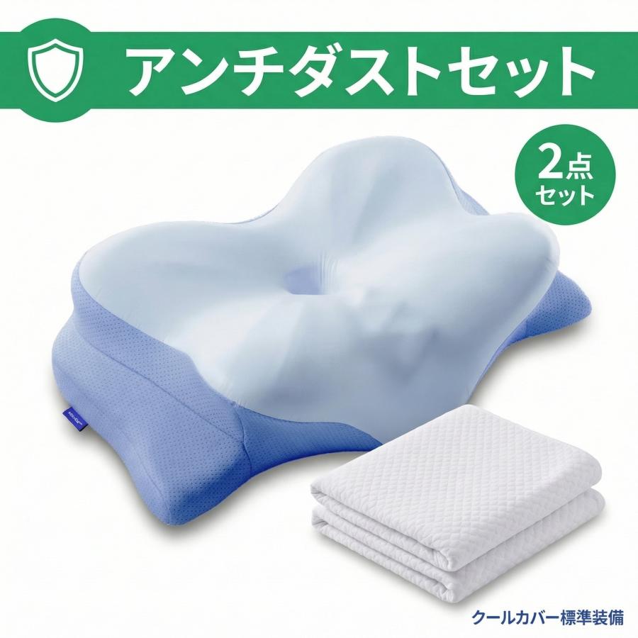 新品‼️ Derila ドイツ製　枕　デリラ　エルゴ　アンチダストカバー付き‼️ 枕 低反発 Derila デリラ Ergo アンチダストカバーセット 5ゾーン立体