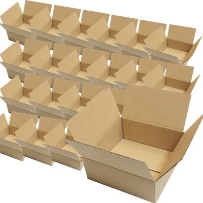未開封 段ボール箱 125 x 65 x 56 cm 万能 60サイズ 正方形 ダンボール 段ボール箱 20枚入 (24.0cm x 23.5cm
