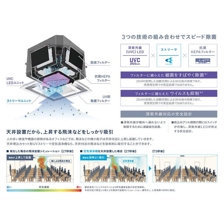 ダイキン（DAIKIN） ACBC10Y-S 天井埋込カセット形UVストリーマ空気