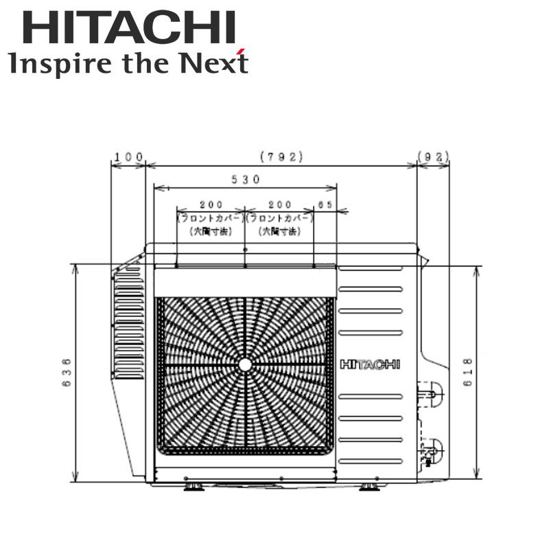 日立（HITACHI） BHBCS-2A エコキュート部材 防雪カバーセット