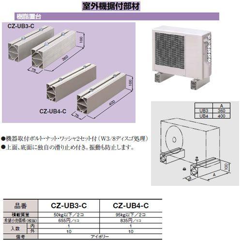 Panasonic（パナソニック） CZ-UB3-C 室外機アクセサリー 室外機
