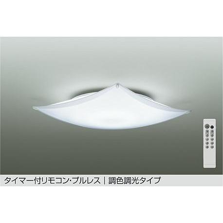 DCL-39217E LEDシーリングライト 10畳用 電気工事不要 リモコン付 プルレススイッチ付 調色 調光タイプ 大光電機 照明器具 洋風 リビング 居間用 【〜10畳】｜tss