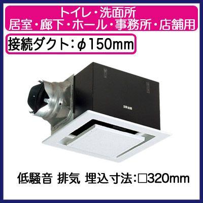 FY-32FP7　Panasonic　天井埋込形換気扇　ルーバーセットタイプ　トイレ・洗面所、居室・廊下・ホール・事務所・店舗用　フラットパネル形　低騒音形　350立方m　hタイプ