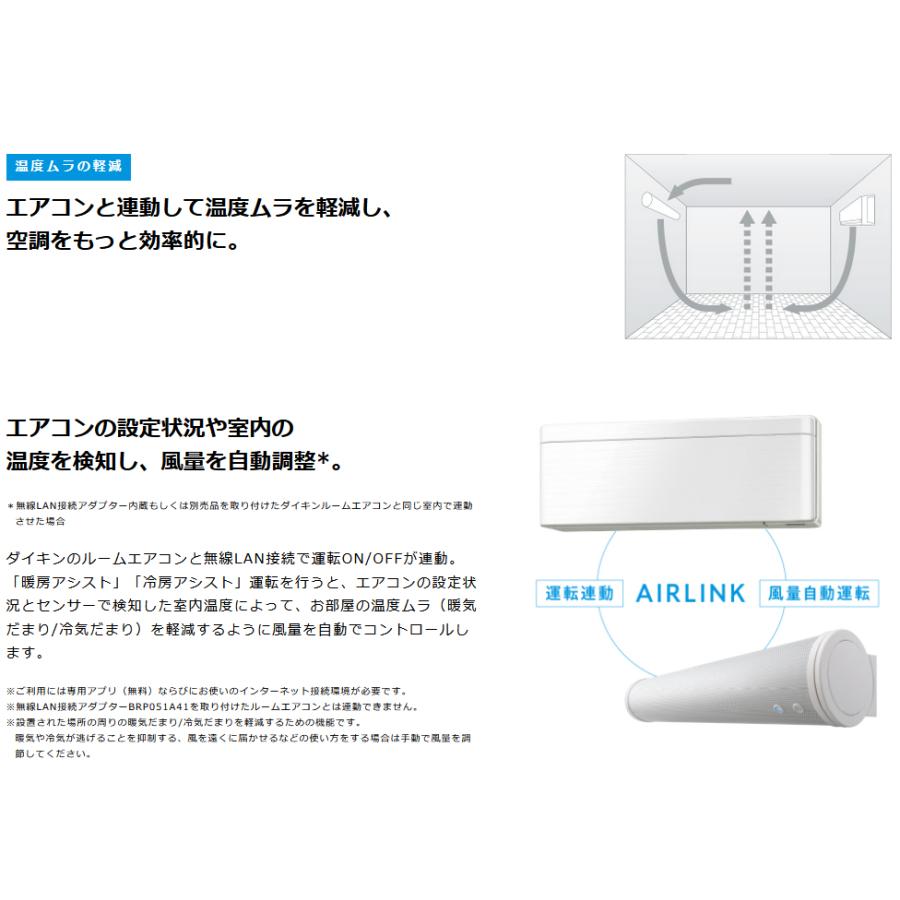 ダイキン（DAIKIN） MPF08WS-W アシストサーキュレータ AirLink 家庭用