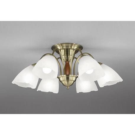 OC006917NR LEDシャンデリア 8畳用 R15高演色 クラス2 昼白色 非調光 電気工事不要 オーデリック 照明器具 天井照明 リビング向け 【〜8畳】